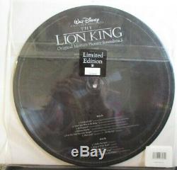 Walt Disney The Lion King Bande Son Vinyl Lp # 193 Disc Image Scellés USA