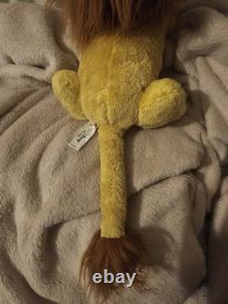 Walt Disney World Le Roi Lion Mufasa Peluche Vintage Rarissime