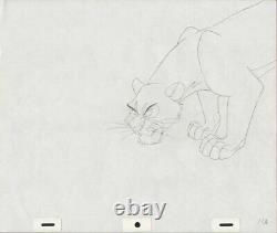 Walt Disney's The Lion King Animation Originale Page D'art Production Dessin