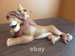 Wdcc Disney Lion King Mufasa & Simba Pals Forever Timon Luau Collection Figurine