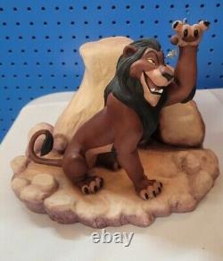 Wdcc Disney Vilians Lion King Scar Life N'est Pas Juste, Est-ce La Boîte/coa #96