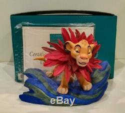 Wdcc Roi Lion Simba Petit Roi Grand Roar Figurine Walt Disney Classics Nouveau