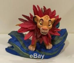 Wdcc Roi Lion Simba Petit Roi Grand Roar Figurine Walt Disney Classics Nouveau