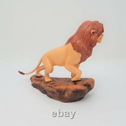 Wdcc The Lion King Simbas Pride 5th Anniversary Sculpture With Coa & Box Nice